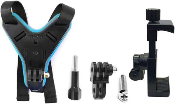 51-UNWOswNS._AC_SL1024_.jpg SANGHAI Suporte de suporte de capacete de motor Queixo Suportes para telefone móvel para motocicleta Mountain Dog Action Camera Recorder Ride Mount Stand Holder Black
