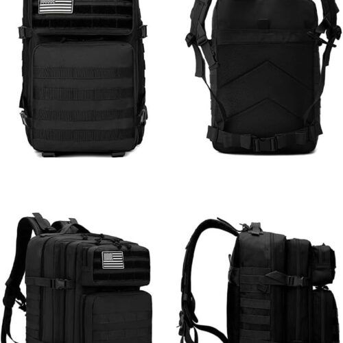 51-UiEje9IL._AC_SL1153_.jpg Mochilas Táticas Militares para Homens Molle Daypack 45L Grande Bolsa, Mochila De Emergência De Para Caça, Caminhadas, Acampamentos e Atividade Ao Ar Livre