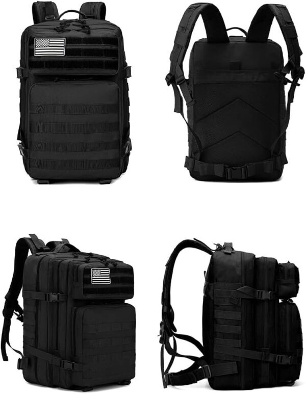 Mochilas Táticas Militares para Homens Molle Daypack 45L Grande Bolsa, Mochila De Emergência De Para Caça, Caminhadas, Acampamentos e Atividade Ao Ar Livre