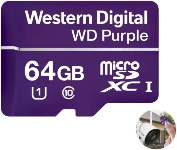 Câmera Wi-Fi 360° IM7 S Intelbras Externa IP66 + Cartão 64GB WD Purple