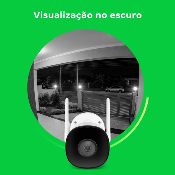 Câmera Inteligente Compatível com Alexa Wi-Fi Full HD iM5 SC Branco Intelbras