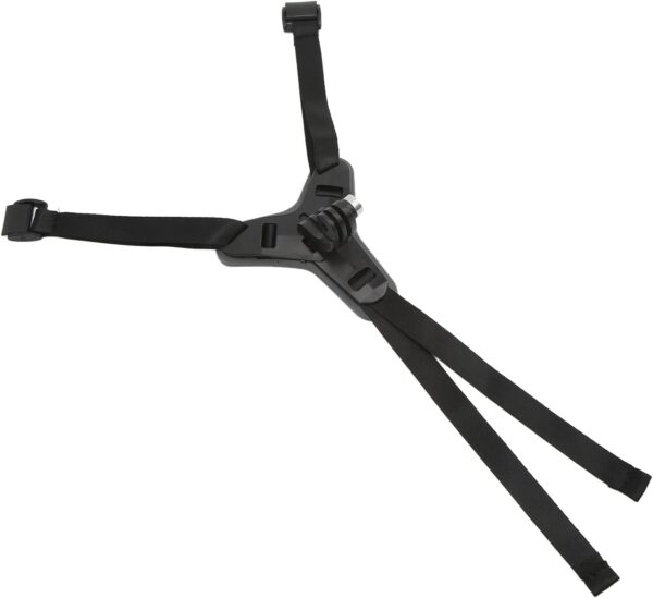 Suporte Ajustável para Câmera de Capacete de Montagem No Queixo, Evita Deslizamento, Suporte para Câmera de Capacete de Motocicleta para Pilotos Hero 7 6 5 (Preto)