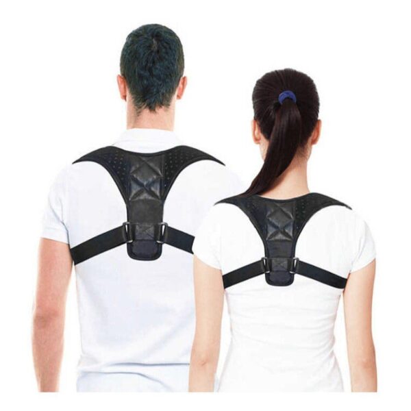 512ThLSy5DL._SL1024_.jpg Corretor Postural Unissex, Suporte Ajustável para Alinhamento de Ombro e Coluna
