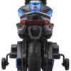 Bang Toys - Moto Elétrica Infantil Syren X2 12V - com Rodas de Treinamento, Luz de LED, Sons Realistas, Entrada USB/MP3 - Suporta até 25kg - Cor Azul