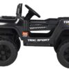 Bang Toys - Carrinho Elétrico Infantil Adventure 12V - com Luzes de LED, Sons, Entrada USB/MP3, Bluetooth, Controle Remoto - Suporta até 50kg - Cor Preto