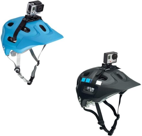 Suporte de Capacete Ventilado Compatível com GoPro e Câmeras Similares