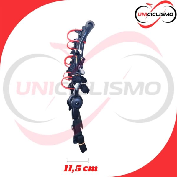 Suporte bicicleta carro transbike para 3 bikes