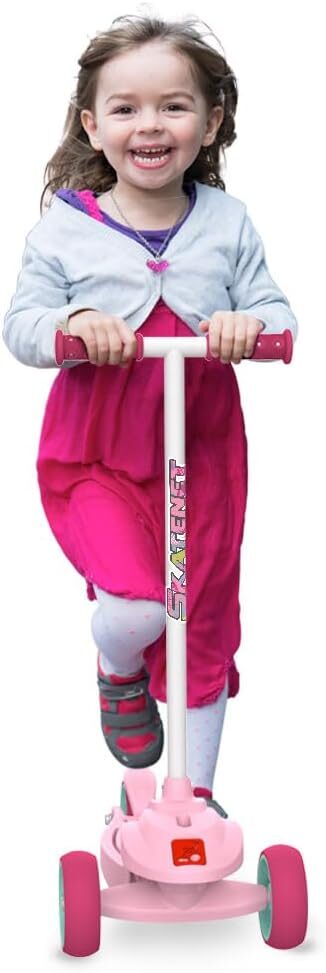 5153ISm2V1L._AC_SL1000_.jpg Patinete Meu 1º Skatenet Rosa Bandeirante