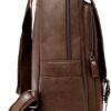 516Z91pwaYL._AC_SL1000_.jpg Mochila Para Notebooks E Trabalho Executiva - Material Couro, Espaco Para Até Notebook 16", Estilo Sofisticado, Multi Bolsos, Resistente a Chuva