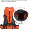 5197cgOaasL._AC_SL1200_.jpg Mochila Bless star Trilha Camping Caminhada Viagem Montanhismo Alpinismo Mochilão Grande Cargueira Trekking Masculina Feminina Com Capa de Chuva 60L Verde