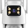Câmera de Segurança Yoosee Lente Dupla IP66 Wi-Fi 360° - Monitoramento Completo e Visão Panorâmica