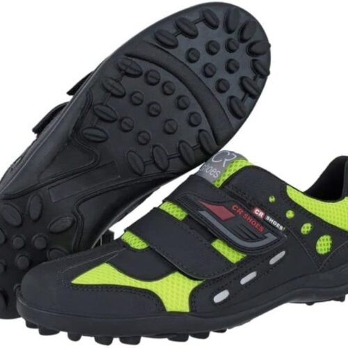 51ApATwE8DL._AC_SL1000_.jpg Sapatilha Ciclismo Mtb Bike Tênis Ciclista Resistente Pedal Cor:Verde;Tamanho:36