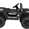 Bang Toys - Carrinho Elétrico Infantil Adventure 12V - com Luzes de LED, Sons, Entrada USB/MP3, Bluetooth, Controle Remoto - Suporta até 50kg - Cor Preto
