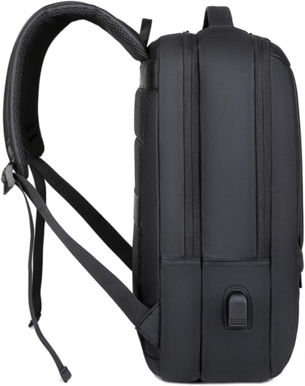 51BL5JmxXXL._AC_SL1200_.jpg Dynamart Mochila Executiva Luxo Premium Impermeável Antifurto Porta USB Notebook 17,3” Viagem Trabalho Escolar Masculina Feminina Resistente