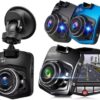 51BP4kZZGL._AC_.jpg Câmera Veicular DVR Recarregável Full HD 1080P | Câmera Filmadora De Carros, Caminhões, Caminhonetes e Veículos Gerais | Gravação Em Loop | Com Sensor De Colisão e Modo Estacionamento (Preto)