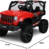 Bang Toys Carro Elétrico Mini Jipe 12v Recarregável Vermelho