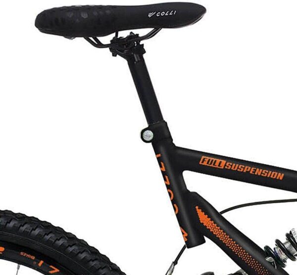 51FGnF6Vi8L._AC_SL1000_.jpg Colli Bike, Bicicleta GPS 148 Dupla Suspensão e Freios V-Brake, Aro 26 Aero, 36 Raias, 21 Marchas