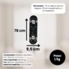 Kit Skate Viking Esporte com Acessórios de Proteção