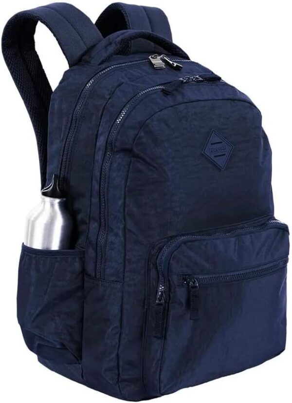 51HhVrQLO5L._AC_SL1000_.jpg Mochila Escolar, College, Crinkle 46 cm Azul - Sestini