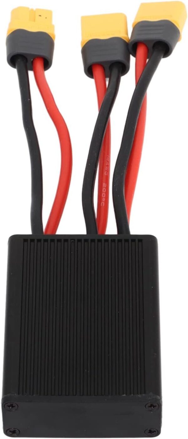 Conversor de Bateria Dupla de Bicicleta Elétrica Adaptador de Módulo Paralelo de Bateria Dupla 20V - 72V Liga de Alumínio Leve (30a)