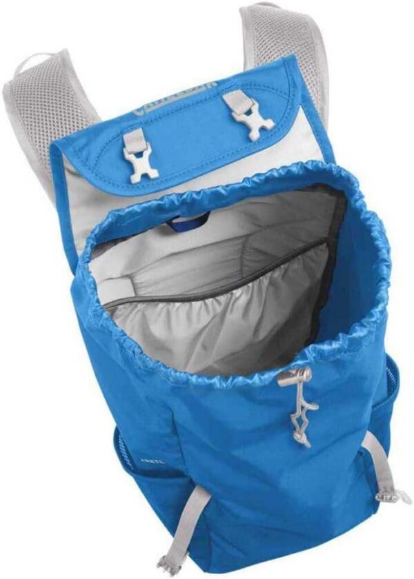 CamelBak Mochila de hidratação Arete 18 para caminhadas, 1,4 kg, índigo Bunting/Prata