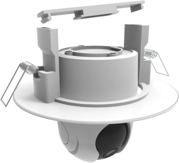 Suporte de Embutir para Teto – Compatível com Câmera Intelbras IME 360 – Giro 360° – Branco