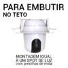 Suporte para Embutir no Teto para Câmeras Intelbras iM4, iM4 C, iZC 1004
