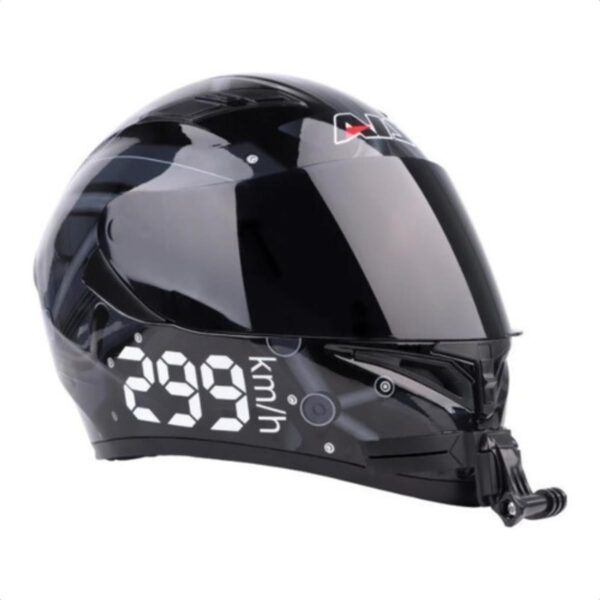 51JjQxLoiDL._AC_SL1200_.jpg Suporte para capacete com fixação no queixo para câmera de ação compatível com GoPro DJI Insta360 e outras action cams ideal para moto bike e esportes radicais!