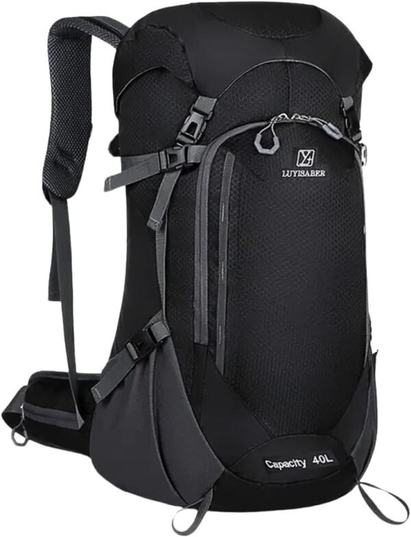 51JzCbS3w-L._AC_SL1200_.jpg Mochila de Montanhismo 50 Litros Impermeável Trekking Trilha Camping Viagem Cargueira Esportes