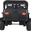 Bang Toys - Carrinho Elétrico Infantil Adventure 12V - com Luzes de LED, Sons, Entrada USB/MP3, Bluetooth, Controle Remoto - Suporta até 50kg - Cor Preto