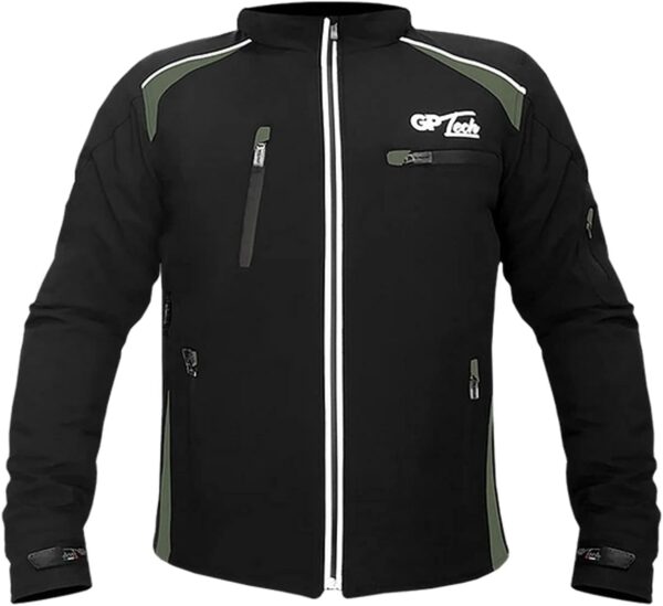 51MK5EhVa7L._AC_SL1200_.jpg Jaqueta GP Tech Soft Casual Unissex Resistente a agua Preta-cinza 8G-7XL
