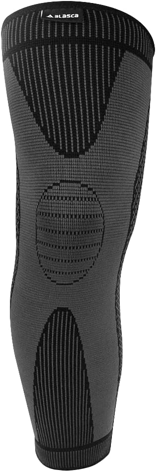 Joelheira de Compressão LongBrace Alasca para corrida, musculação, futebol e ciclismo