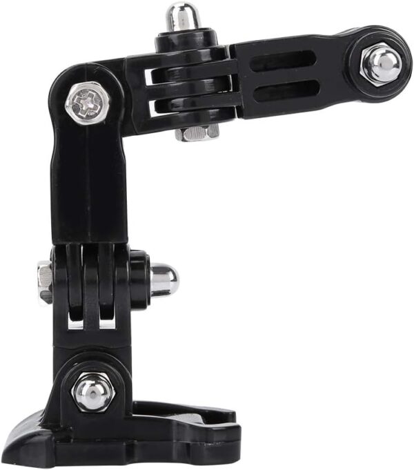 51PON98JuQL._AC_SL1001_.jpg Luqeeg Braço de Montagem para Capacete de Câmera Esportiva, Suporte Adesivo Curvo Ajustável para Xiaoyi, Adequado para Capacetes de Escalada Em Rocha, Motocicleta, Esqui, Beisebol, Material de