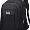 Mochila Urbana Preta LukeSports Notebook Multifuncional Unissex Resistente Lisa