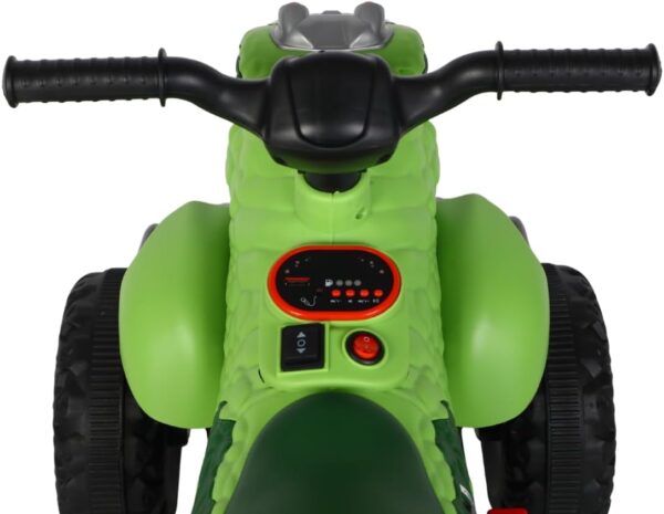 Quadriciclo Elétrico Infantil Marcha Frente/Ré Dino MaxiToys (Verde)