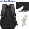 Mochila Urbana Preta LukeSports Notebook Multifuncional Unissex Resistente Lisa