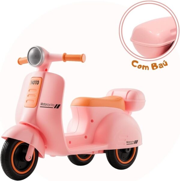 51UXcsHRhL._AC_SL1200_.jpg Mini Moto Elétrica Scooter Frente e Ré 6V Som e Luz