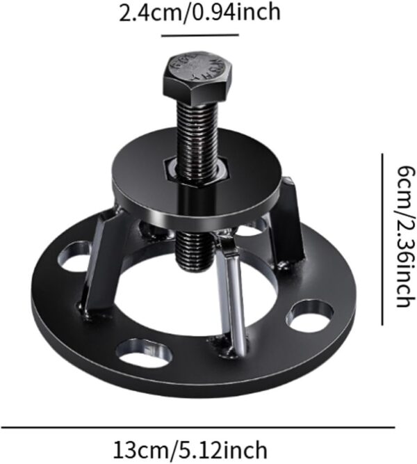 Ferramenta de remoção de tambor de freio de triciclo, extrator de cubo de roda, acessórios de substituição de metal resistentes para triciclo elétrico