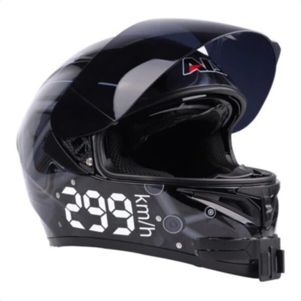 51VKRD6zhlL._AC_SL1200_.jpg Suporte para capacete com fixação no queixo para câmera de ação compatível com GoPro DJI Insta360 e outras action cams ideal para moto bike e esportes radicais!