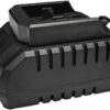 Carregador de Bateria 21V com Indicador LED, Preto, Carregador Rápido para Ferramentas Elétricas