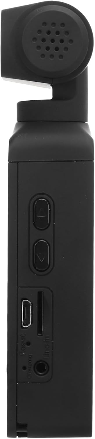 51WYXeG7jCL._AC_SL1500_.jpg Luqeeg Câmera, filmadora habilitada para Ultra HD 4K, câmera rotativa antitrepidação de 270° com clipe de microfone para atividades ao ar livre, equitação, mergulho,