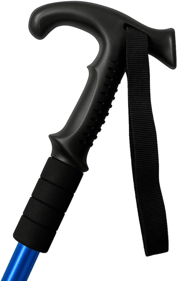 Bastão Ajustável Para Trekking, Caminhada, Trilhas Com Ponta De Aço Haste De Alumínio