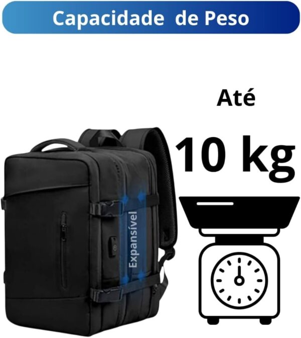 51Xib9beBCL._AC_SL1280_.jpg Mochila, Feminina, Masculina, Viagem, Expansível, Notebook, Mala Mão, Impermeável, Academia, Grande, Preta, Cinza, Rosa, Compacta, Academia, Executiva, Compacta