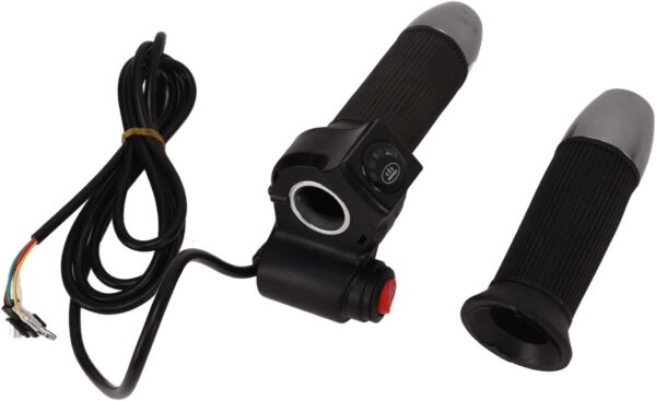 KIMISS 1 par de Acelerador de Bicicleta Elétrica Universal 48V Guiador de Controle de Velocidade Com Display de Energia Digital - 5 Cores Disponíveis para Scooters e Triciclos