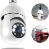 Câmera Lâmpada WiFi 360° Full HD 1080p com Visão Noturna, Detecção de Movimento, Áudio Bidirecional, Monitoramento Remoto via App Yoosee, Segurança Inteligente, Bivolt