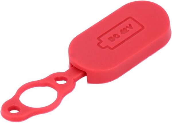 51a63A6iH-L._AC_SL1001_.jpg Tampa protetora de porta de interface de carregamento à prova d'água Ainoli para scooter elétrica MIJIA vermelha