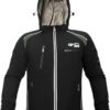 51bXS90u5NL._AC_SL1200_.jpg Jaqueta GP Tech Soft Casual Unissex Resistente a agua Preta-cinza 8G-7XL