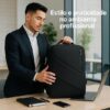 51biItQoZCL._AC_.jpg Mochila Executiva Masculina para Notebook 15.6” com Saída USB, Zíper Impermeável e Design Slim Ergonômico – Mochila de Trabalho, Viagem e Estudos