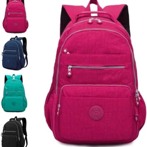 51bopma3HL._AC_SL1000_.jpg Mochila Escolar Universitária Unissex, Multi-Compartimentos com Zíper, 4 Cores Disponíveis