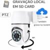 51erbPUCXFL._AC_SL1024_.jpg Câmera Tomada de Segurança e Vigilancia Tomada Sem Fio 2MP WiFi Visão 360° HD 1080p Câmera IP Infravermelho Controle via App 2 Modos de Visão Noturna Áudio Bidirecional Detecção de Movimento Premium